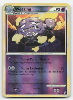 Weezing Reverse Holo Call of Legends 38/95 R Pokemon MP - Image 1