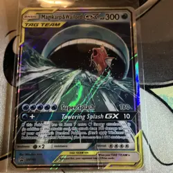 Pokemon TCG Magikarp & Wailord GX SM166 TAG TEAM Promo english !DAMAGED!! - Image 2