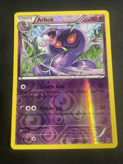 Arbok 48/146 XY Base Set Reverse Holo Pokemon TCG - Image 1