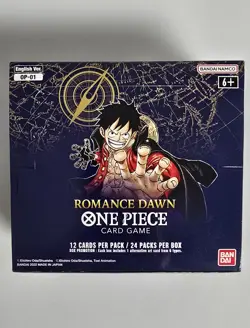 One Piece Romance Dawn OP-01 Blue Bottom EMPTY box - Image 1