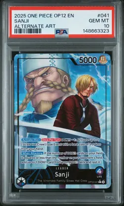 2025 One Piece Legacy of the Master OP12-041 Sanji PSA 10 148663323 - Image 1