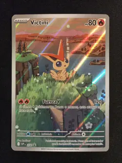 Carte Pokemon Victini Svp 208 Promo Ecarlate Et Violet ESP - Image 1