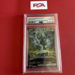 2025 POKEMON BLK EN-BLACK BOLT SPECIAL ILLUSTRATION RARE #166 ZEKROM EX PSA 10 - Image 1
