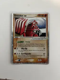 Pokemon Groudon EX Black Star Promo Year 2006 Holo #038 Excellent Condition - Image 1