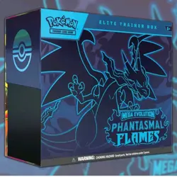 PRE ORDER for Pokemon TCG Phantasmal Flames ETB Factory Sealed - Image 1