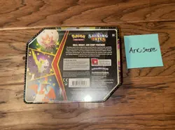 Pokemon TCG Shining Fates - Cramorant V Tin Factory Sealed New - 6 Booster Packs - Image 2