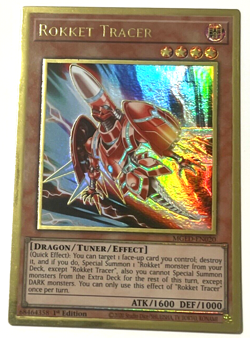YuGiOh! - Rokket Tracer - Premium Gold Rare - Image 1