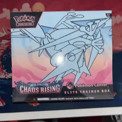 Pokemon Center Chaos Rising Elite Trainer Box Factory Sealed - read description - Image 2