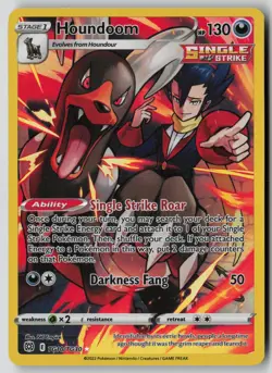 Houndoom TG10/TG30 Holo Brilliant Stars Trainer Gallery Pokemon LP - Image 1