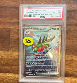 Pokemon TCG Yanmega ex Surging Sparks 228/182 PSA 10 - Image 1