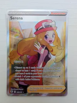 Serena 193/195 Full Art Trainer Ultra Rare Silver Tempest Pokemon NM - Image 1