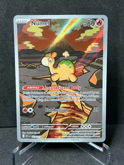 Pokemon Numel 223/217 Ascended Heroes Illustrationm Rare Holo Near Mint - Image 1