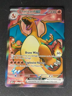 Pokemon TCG Charizard ex 183/165 - Ultra Rare Holo - Scarlet & Violet 151 - NM - Image 1