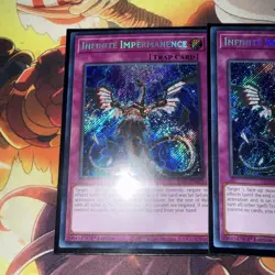 Yu-Gi-Oh Infinite Impermanence RA01-EN075 Secret Rare 1st Edition Playset (3x) - Image 2
