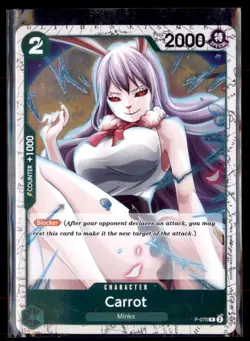 One Piece The Best Vol. 2 (PRB-02) Carrot P-070 Pirate Foil 4 Lot - Image 1