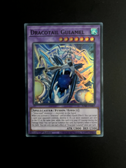 YUGIOH DRACOTAIL GULAMEL SUPER RARE JUSH-EN007 1ST ED NM/M - Image 1
