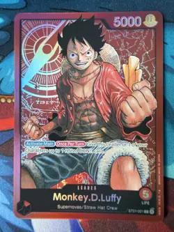 Monkey.D.Luffy ST01-001 | One Piece Starter Deck 1: Straw Hat Crew Foil - Image 1