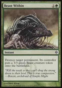 Beast Within - New Phyrexia | MTG Card - Image 3