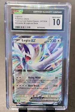Lugia ex 017/034 Trading Card Game Classic Holo - Image 1