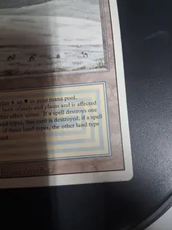 Tundra Magic Card Revised Dual Land MTG LP 100% Authentic - Image 5