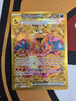 Pokemon TCG Charizard EX Obsidian Flames Holo Hyper Rare Card 228/197 - Image 1