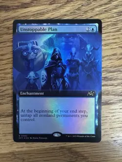Unstoppable Plan (Extended Art) Aetherdrift Foil - Image 1