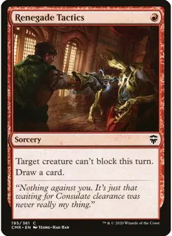 Renegade Tactics 195 MTG NM - Commander Legends - Image 1