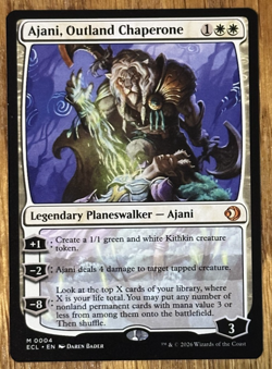 MTG Lorwyn Eclipsed, Ajani, Outland Chaperone - Image 1