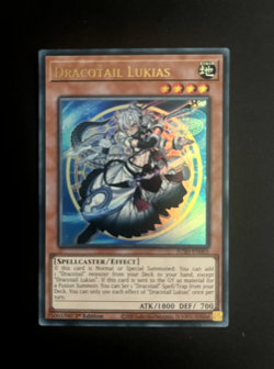 YUGIOH DRACOTAIL LUKIAS ULTRA RARE JUSH-EN001 1ST EDITION NM/M - Image 1