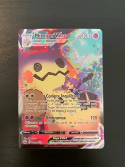 Carte Pokemon : Mimiqui Vmax TG17/TG30 Stars Etincelantes Francaise NEUF - Image 1