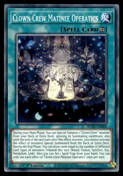 CLOWN CREW MATINEE OPERATICS - BLZD-EN060 Blazing Dominion Yu-Gi-Oh NM - Image 1