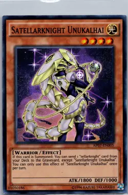 Yugioh Satellarknight Unukalhai AP07-EN005 Super Rare NM - Image 1