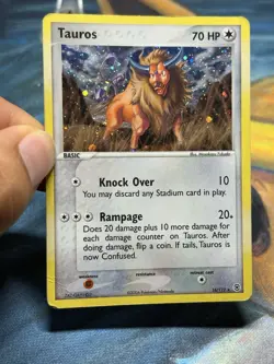 Tauros 16/112 EX FireRed & LeafGreen 2004 Holo Rare Pokemon Card MP HP - Image 3