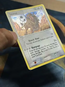 Tauros 16/112 EX FireRed & LeafGreen 2004 Holo Rare Pokemon Card MP HP - Image 4