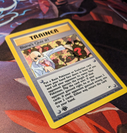 Pokemon Card - Blaine's Quiz #1 Gym Heroes 97/132 Rare 1st Edition LP - Image 2