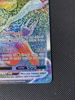 Kyurem VMAX 197/196 Rainbow Secret Rare Lost Original Pokemon Card - Image 4