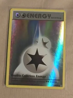 Pokemon TCG Double Colorless Energy 90/108 Evolutions Reverse Holo MP Card - Image 1