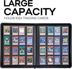 1000+ Pocket Card Binder for Yugioh Cards 16 Pocket Ringless Trading Card Album - Image 4
