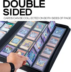 1000+ Pocket Card Binder for Yugioh Cards 16 Pocket Ringless Trading Card Album - Image 5
