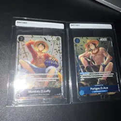 One Piece Monkey D. Luffy P-075 English Promo Card, Vol 2 Set - Image 1