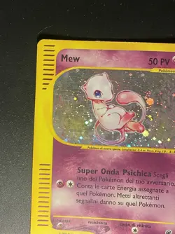 Pokemon Card- Mew-Expedition-Holo-19/165-Rare-ENG-ITALIAN-Good - Image 3