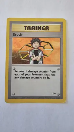 Pokemon Card - Gym Heroes 15/132 - BROCK (holo-foil) HOLO - Image 1
