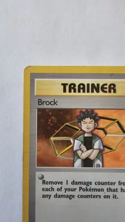 Pokemon Card - Gym Heroes 15/132 - BROCK (holo-foil) HOLO - Image 2