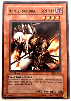 YuGiOh! - Armed Samurai - Ben Kei - FET-EN023 - 1st Edition - Common - Image 1