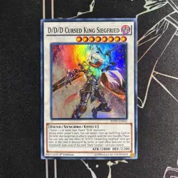 Konami D/D/D Cursed King Siegfried SDPD-EN042 Synchro Effect 1st Edition Card - Image 1