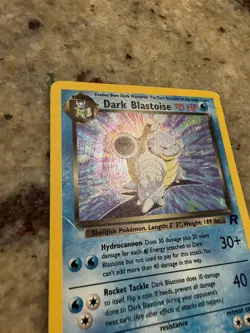 Dark Blastoise 3/82 Team Rocket Holo Pokemon Card - Image 4