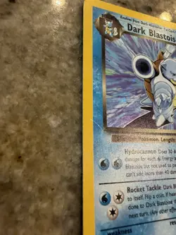 Dark Blastoise 3/82 Team Rocket Holo Pokemon Card - Image 5