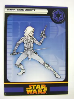 Star Wars Miniature Spare Cards: DARK SIDE ADEPT # 11B81 - Image 1