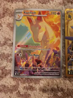 Pokemon Destined Rivals Illustration Rare Card Lot Gold Cynthia's Garchomp Mint - Image 2