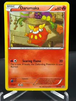 2011 Pokemon Darumaka Black Star Promo Set Cosmos Holo Foil Card #BW18 - Image 1